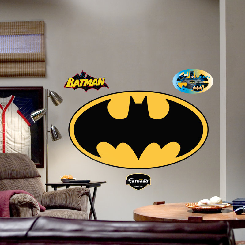 Fathead Super Heroes Batman Logo Wall Decal & Reviews Wayfair